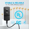 ANLINK UL Listed 12V 0.5A/500mA 6ft Long Power Supply Adapter,