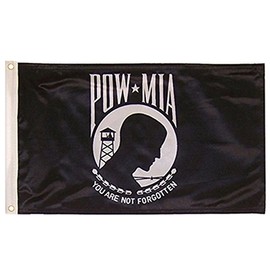 In The Breeze Pow/Mia Grommet Flag, 3 by 5'