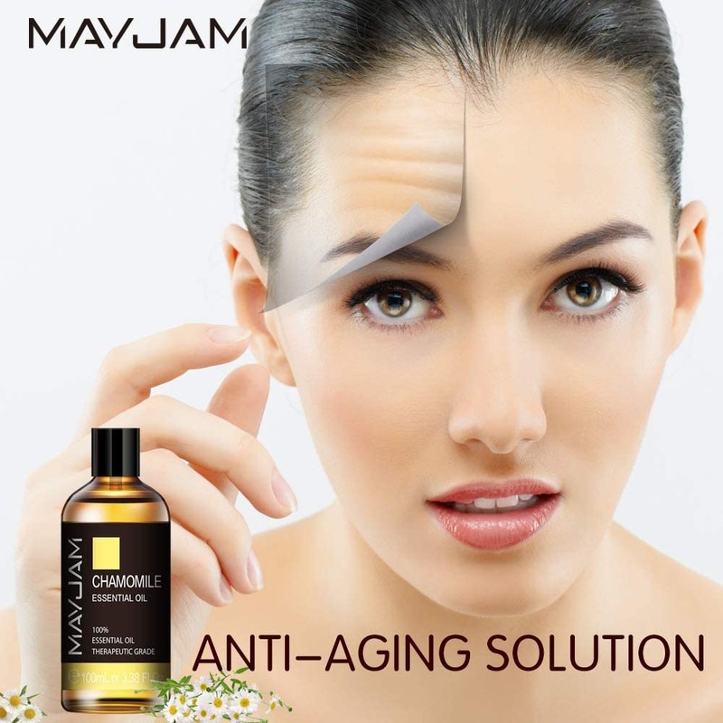 MAYJAM Essential Oil, Chamomile, 3.4 fl oz (100 ml), Aroma