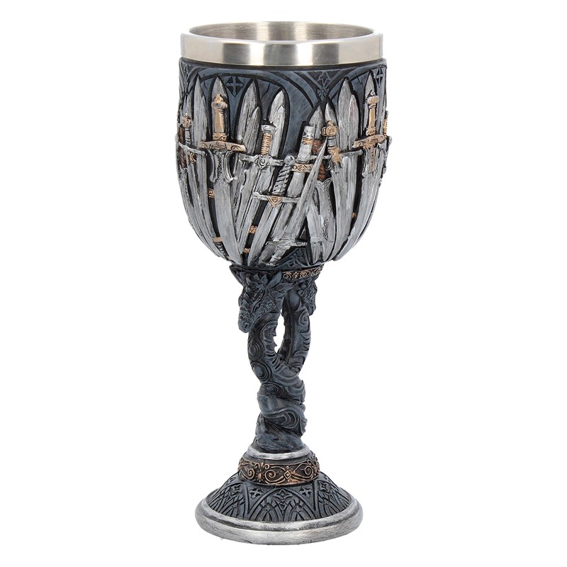 Nemesis Now B2947H7 Sword Goblet 17.5 cm Black Resin with