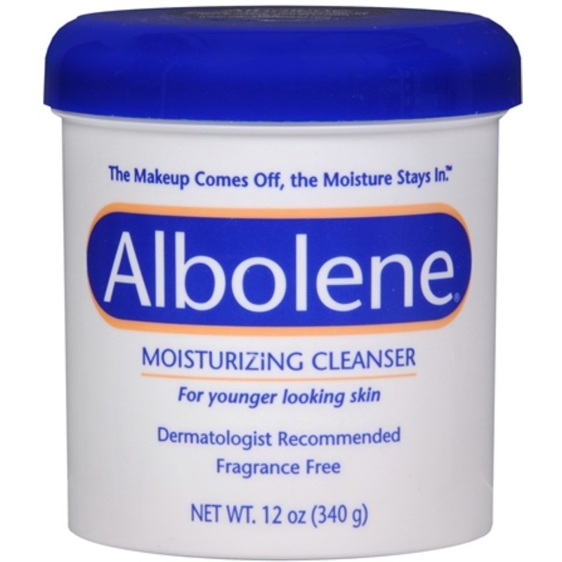 Albolene Moisturizing Cleanser Fragrance Free 12 oz (Pack of 6)