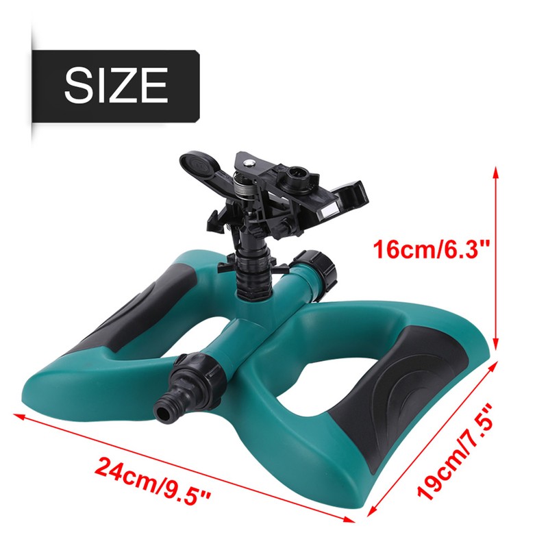 360° Fully Circle Rotating Watering Sprinkler Irrigation System Nozzle for