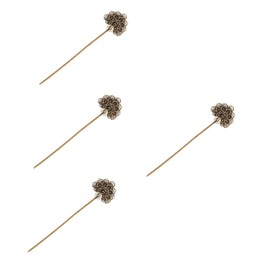 FOMIYES 4pcs Cigar Draw Enhancer Tool Handheld Cigar Punch Peacock Design for Smoking Enthusiasts