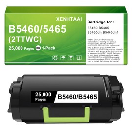 XENHTAAI B5460 B5465 2TTWC High Yield Toner Cartridge Compatible for Dell B5460 B5465 B5460dn B5465dnf Printers (25,000 Pages)