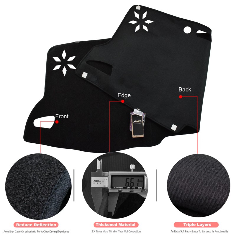 Xukey For 2019 -2023 Toyota Corolla Accessories Dashboard Dash Mat