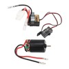 RC Brushed Motor ESC Kit External Carbon Brush Waterproof 540