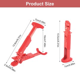 Bowl Gripper Clip, Kitchen Tongs with Locks, 2-in-1 Bowl Clip, Anti-scald Protection, Bowl Holder Clip, Anti Hot Retriever Tongs, Bowl for Pizza Trays, for Lifting, Hot Bowls, Bowls, Pot