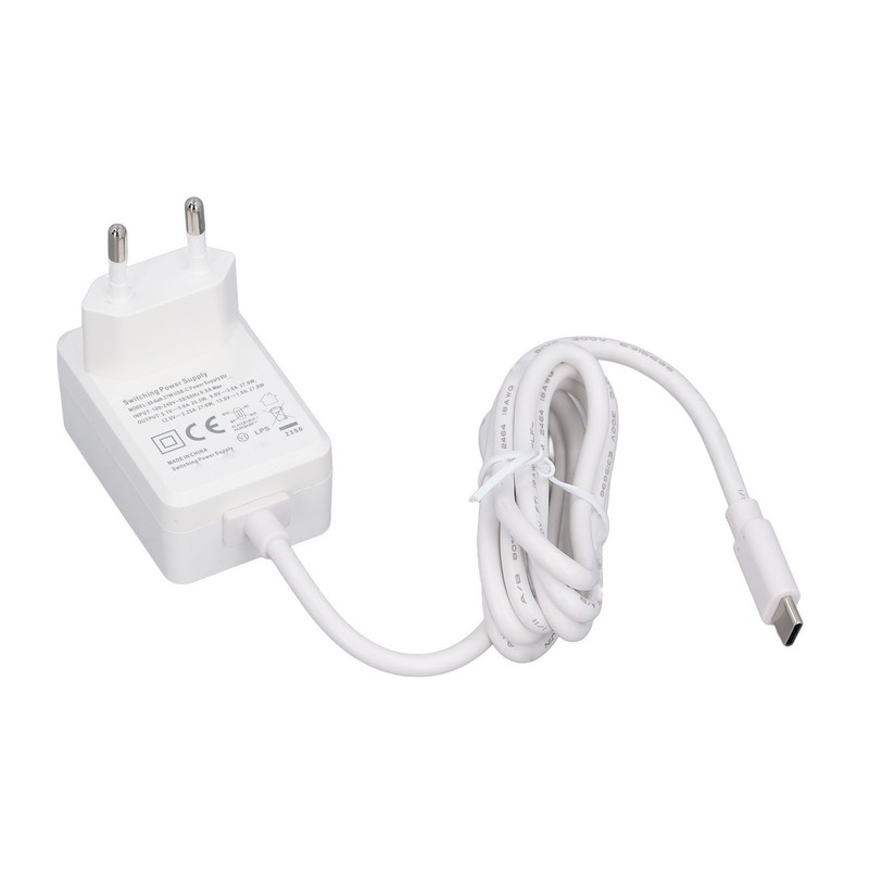 for Pi 5 Power Supply 5.1V 5A 27W PD USB