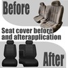 Fioqe Front 60/40 Bench Seat Covers for Toyota Tacoma 1995-2000
