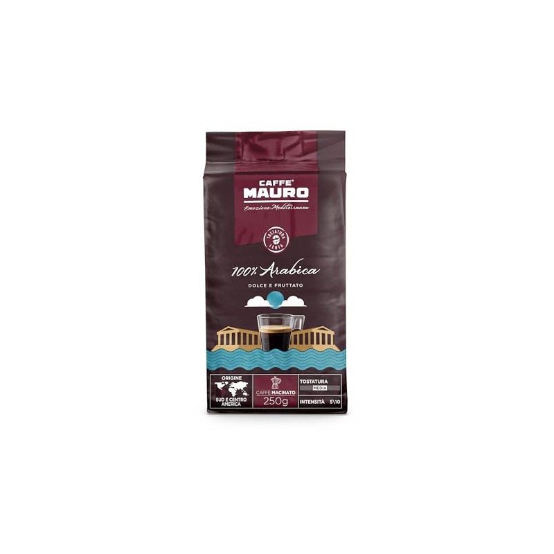 Caffe Mauro 100% Arabica Ground Coffee 8.8oz/250g