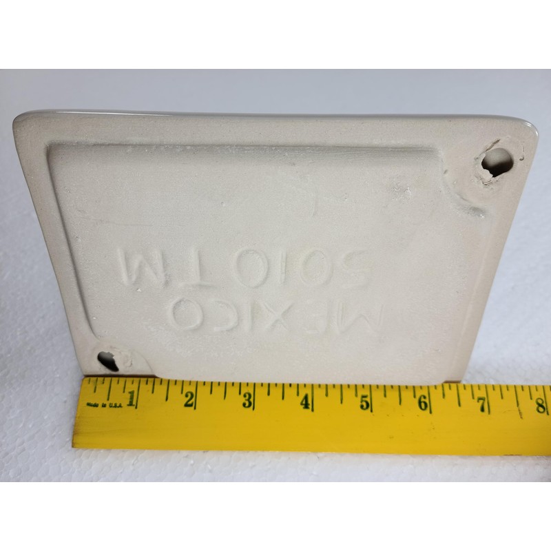 Beige Bone Almond Ceramic Soap Dish Shower Tray Tile in