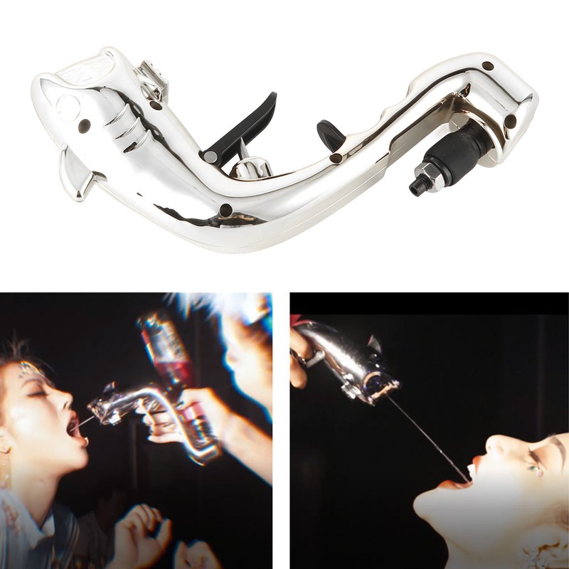 Champagne Sprayer Electroplated ABS Bottle Beer Spray Tool with Adjustable