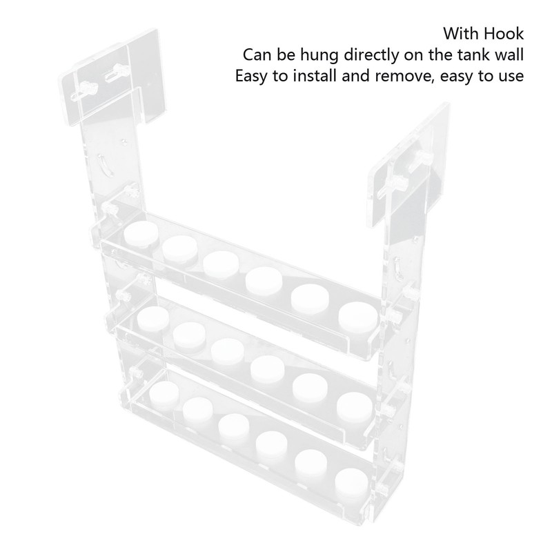 Coral Frag Rack Clear Acrylic Vertical 3 Layer Hanging Coral