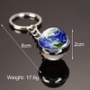 Glow In The Dark Solar System Planet Keychain Earth Saturn