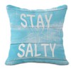OTOUO Stay Salty Pillow Covers,Summer Coastal Beach Throw Pillow Covers