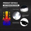 MGT H11 H8 H9 LED Headlight High/Low Beam Aluminum casing