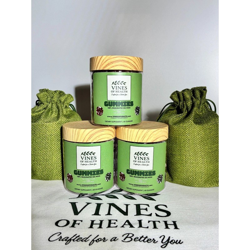 Vines of Health Fresh Sea Moss Gummies - 30 Day