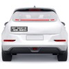 BAVAHA Don't Tailgate Me I Have Rabies Bumper Sticker Funny