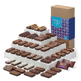 Fairytale Brownies Thinking of You Sprite 48 Individually Wrapped Gourmet Chocolate Food Gift Basket for Sympathy Good Luck or All-Occasion - 3 Inch x 1.5 Inch Snack-Size Brownies - 48 Pieces - Item LT248