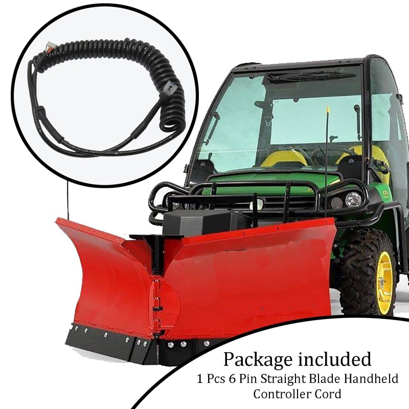 Snow Plow 6 Pin Straight Blade Handheld Controller Cord Harness