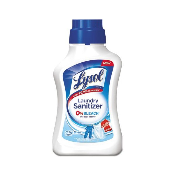 Lysol Laundry Sanitizer Additive, Crisp Linen, 41 Ounces (Pack of 6)