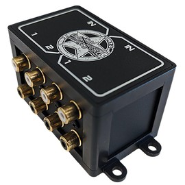 Sky High Car Audio SHCA Premium 2 to 4 Split RCA Distribution Block
