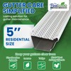 FlowGuard USA Made Professional DIY 5 Inch 50-Year Gutter Cover