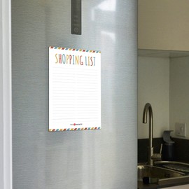 Erasable, Dry Wipe, Magnetic Shopping and Grocery List for Fridge, Kitchen, Refrigerator, Home, and Whiteboard