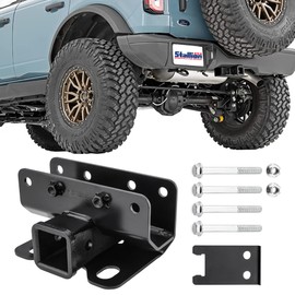Stallion Premium 2” Receiver Hitch - Fits Ford Bronco 2021-2023 - Towing Hitch Receivers 2022 Ford Bronco Trailer Hitch Ford Bronco Hitch Cover Bronco Tow Hitch - 3500-lb Tow, 350-lb Tongue Rating