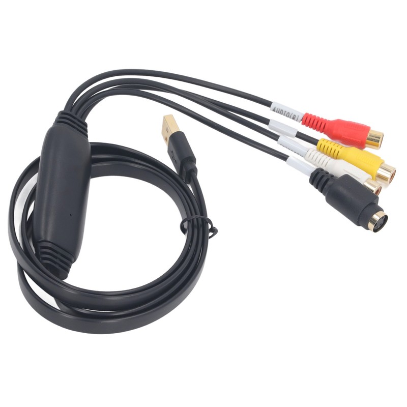 Video Capture Card USB to RCA S Video Converter Adapter