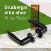 Amig Door Handles Set Without Plate | Aluminium | Dimensions: