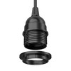 ledscom.de Leka Textile Cable 3 m Black 3 m 1