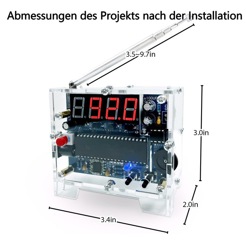 EIELE Soldering Project Kit Tuba Radio Beginner Exercise Kit DIY
