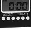 LCD Digital Indoor Outdoor Thermometer Clock Temperature Meter Wireless Transmitter