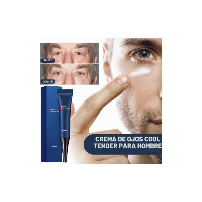 Bluemega Crema para Ojos Hombre con Retinol Firming Moisturizing