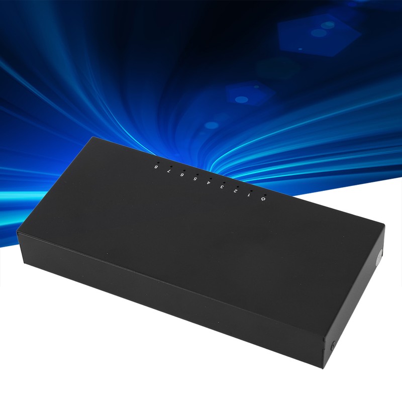 8 Port Ethernet Switch 10/100Mbps RJ45 Port Plug and Play