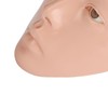3D Reusable Makeup Practice Mannequin Face, Silicone Full Face for