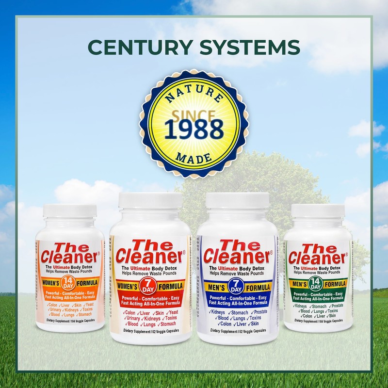 Century Systems The Cleaner Detox, Powerful 14-Day Complete Internal Cleansing