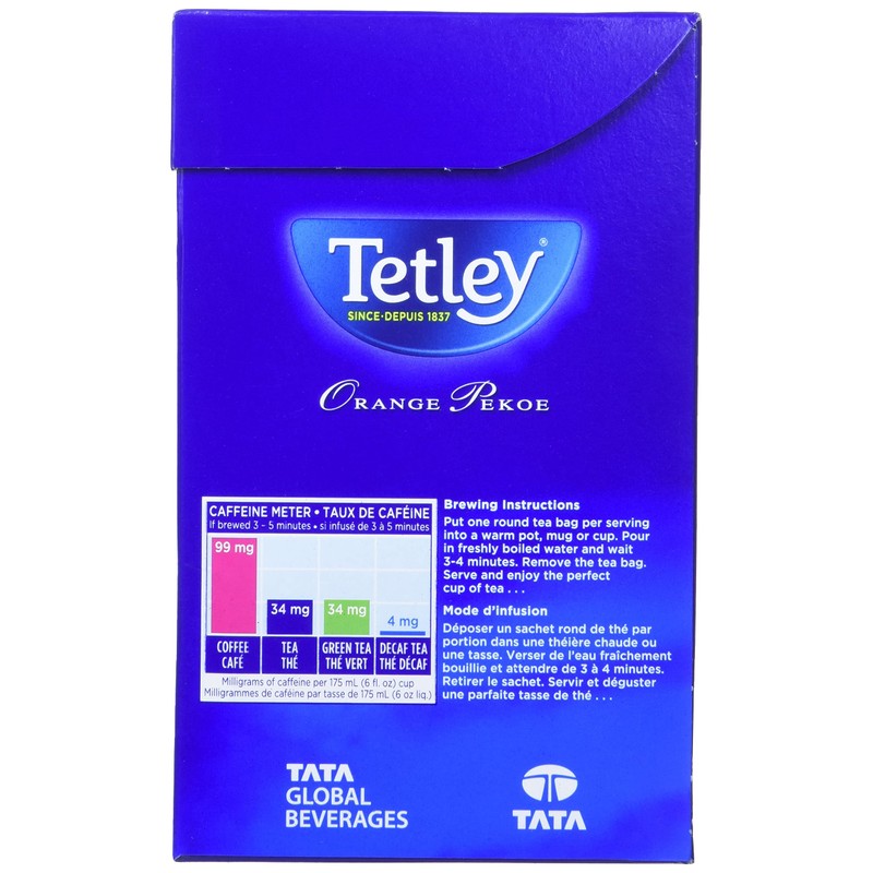 Tetley Orange Pekoe Black Tea - 144 Tea Bags, 454