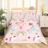 Unicorn Bed Linen Kids Girls Unicorns Duvet Cover 155 x