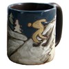 Mara Stoneware Mug - Skiers- 16 oz