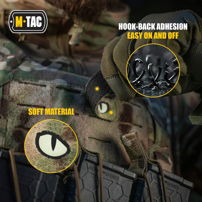 M-Tac Cat Eyes Soft Patch - Tactical Morale Patch for