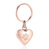 Cremation Jewelry Urn Keychain for Pet Human Ashes Dog Cat