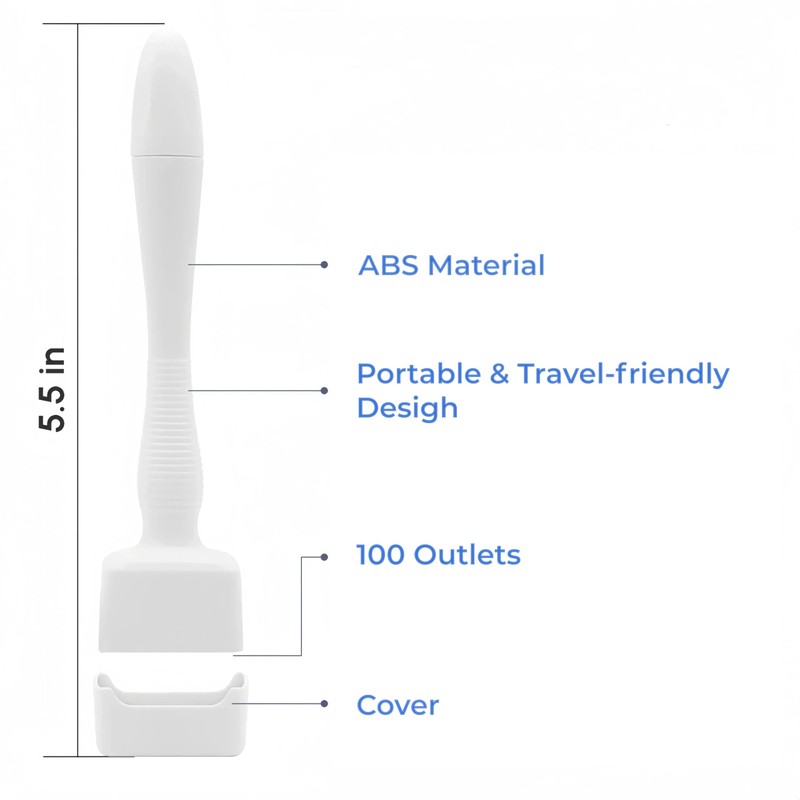 NSOSAUE Dermastamp for Hair & Beard Micro-exfoliating Tool for Women