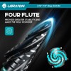 LIBRATON Four Spiral Flute Step Drill Bit, M35 Cobalt Unibit