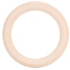 20Pcs Wood Baby Natural Teething Rings DIY Jewelry Circle Pendant