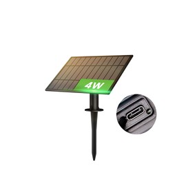 TORKASE Replacement Solar Panel - Compatible with TORKASE Solar Powered Outdoor String Lights - 1 Solar Panel, 4W 4000mah