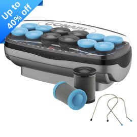 Unbranded Jumbo & Super-Jumbo Ceramic Hot Hair Rollers -12 Piece Set, Professional Styling