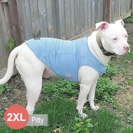 KYEESE Dogs Shirts Quick Dry Reflective Lightweight Soft Dog T-Shirt Stretchy Tank Top Breathable Sleeveless Vest Dog Tee Shirts for Medium Dogs