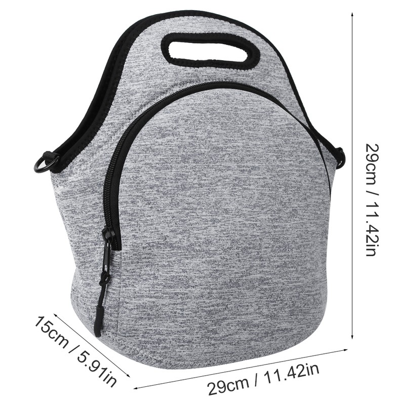 Neoprene Shoulder Strap Sports Bag Insulation Lunch Food Bag for